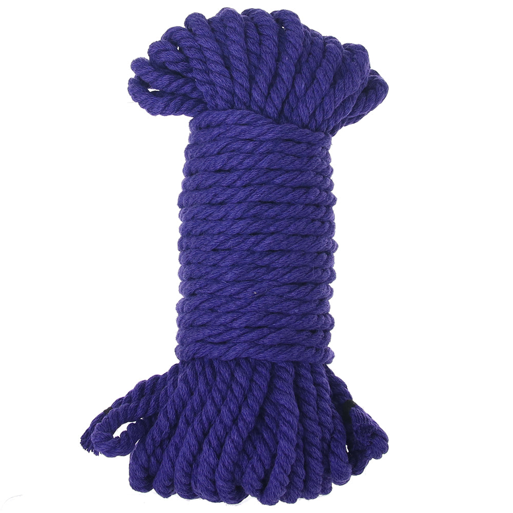 Merci Bind & Tie Hemp 50ft Bondage Rope in Purple