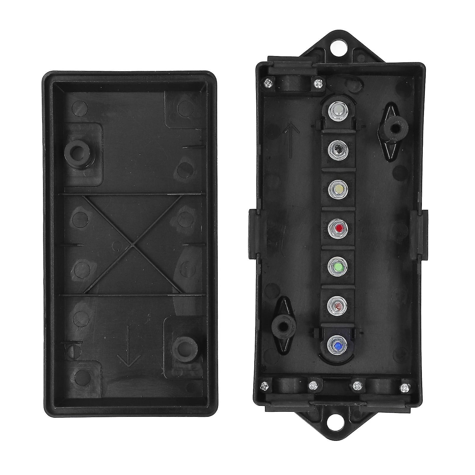 Trailer Junction Box 7 Way ABS Terminal Connector Waterproof Distribution Block for Power