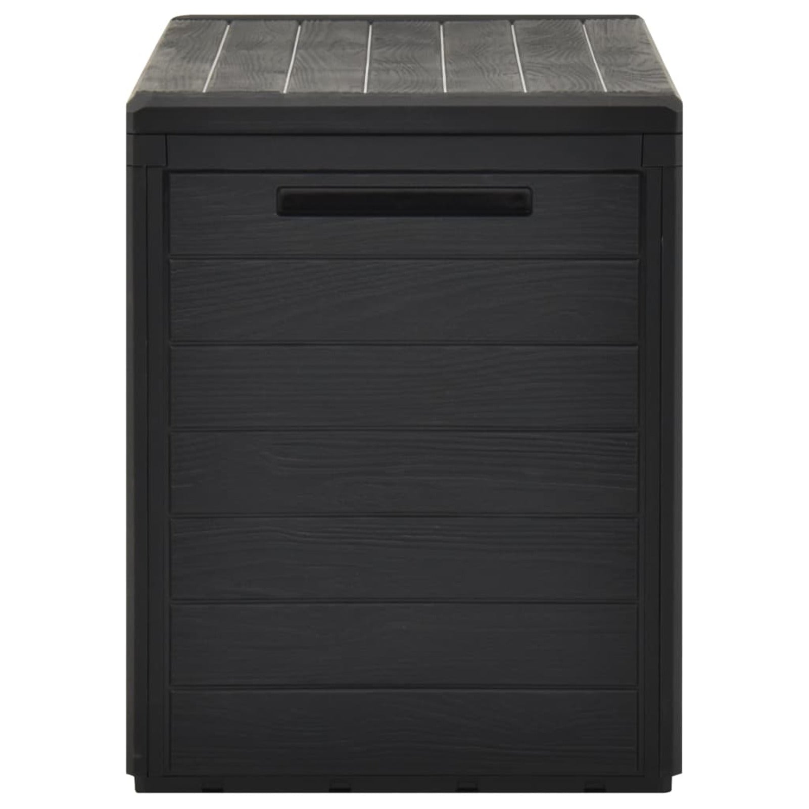 Lixada Garden Storage Box Anthracite 38.7"x17.3"x21.7"