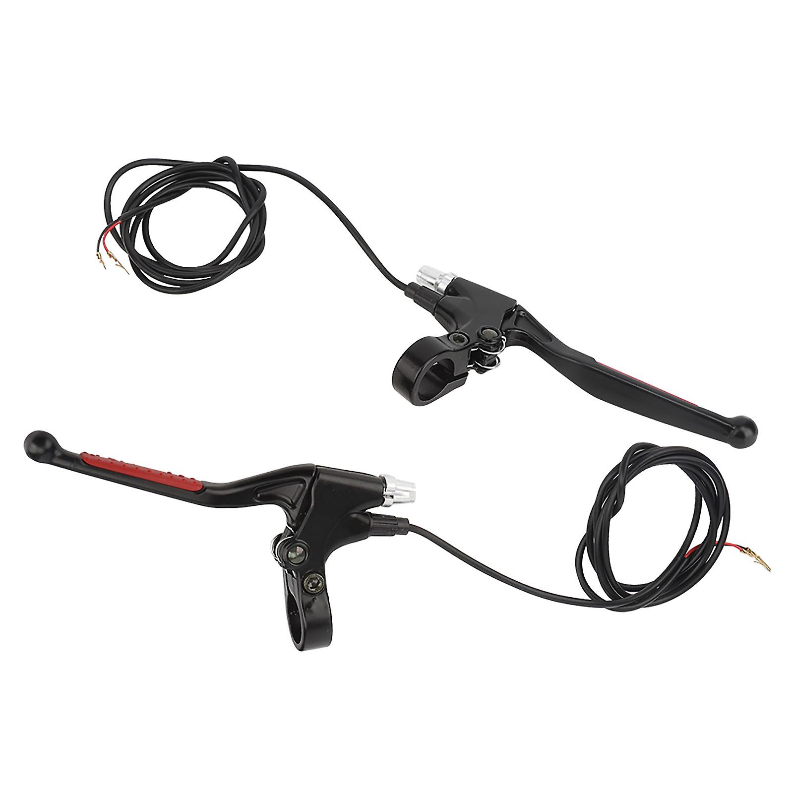 2pcs Aluminum Bicycle Brake Lever Electric Brake Handle For Electric Bicycles Scooters