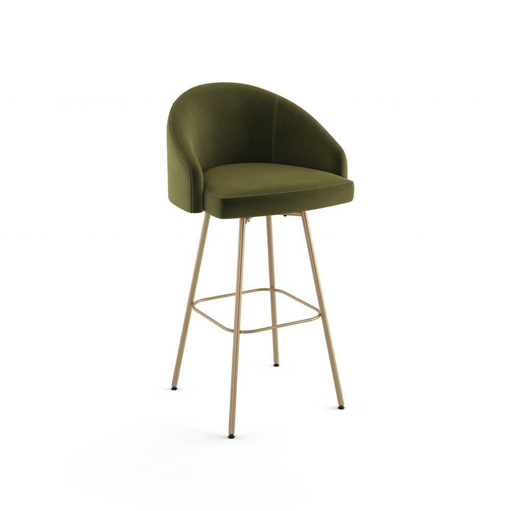 Amisco Nelly Swivel Counter and Bar Stool