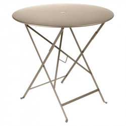 Table de jardin pliante ronde métal 3 personnes - Bistro FERMOB