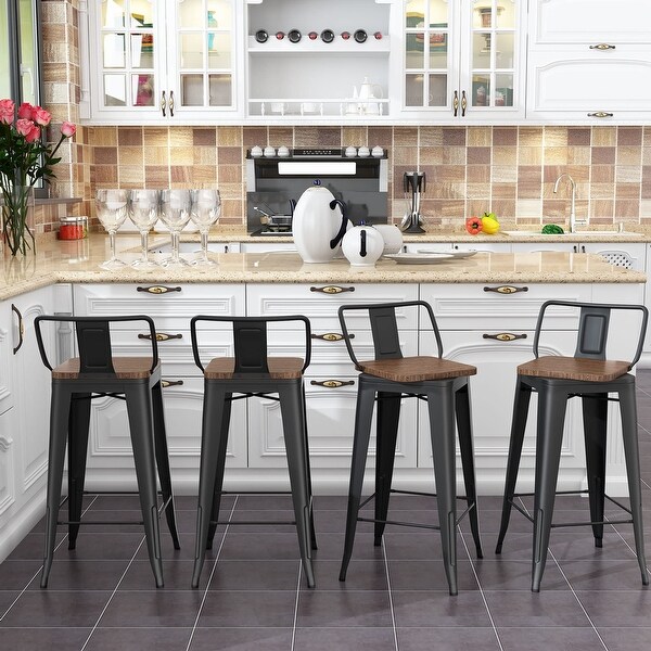 Swivel bar stools，counter height bar stools with backs