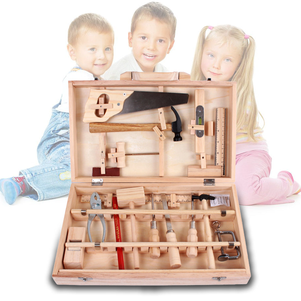 Maintenance Tools Toys Wooden Tool Set Construction Accessories Set for Kids Educational Toy Woodworking Box Puzzle Set