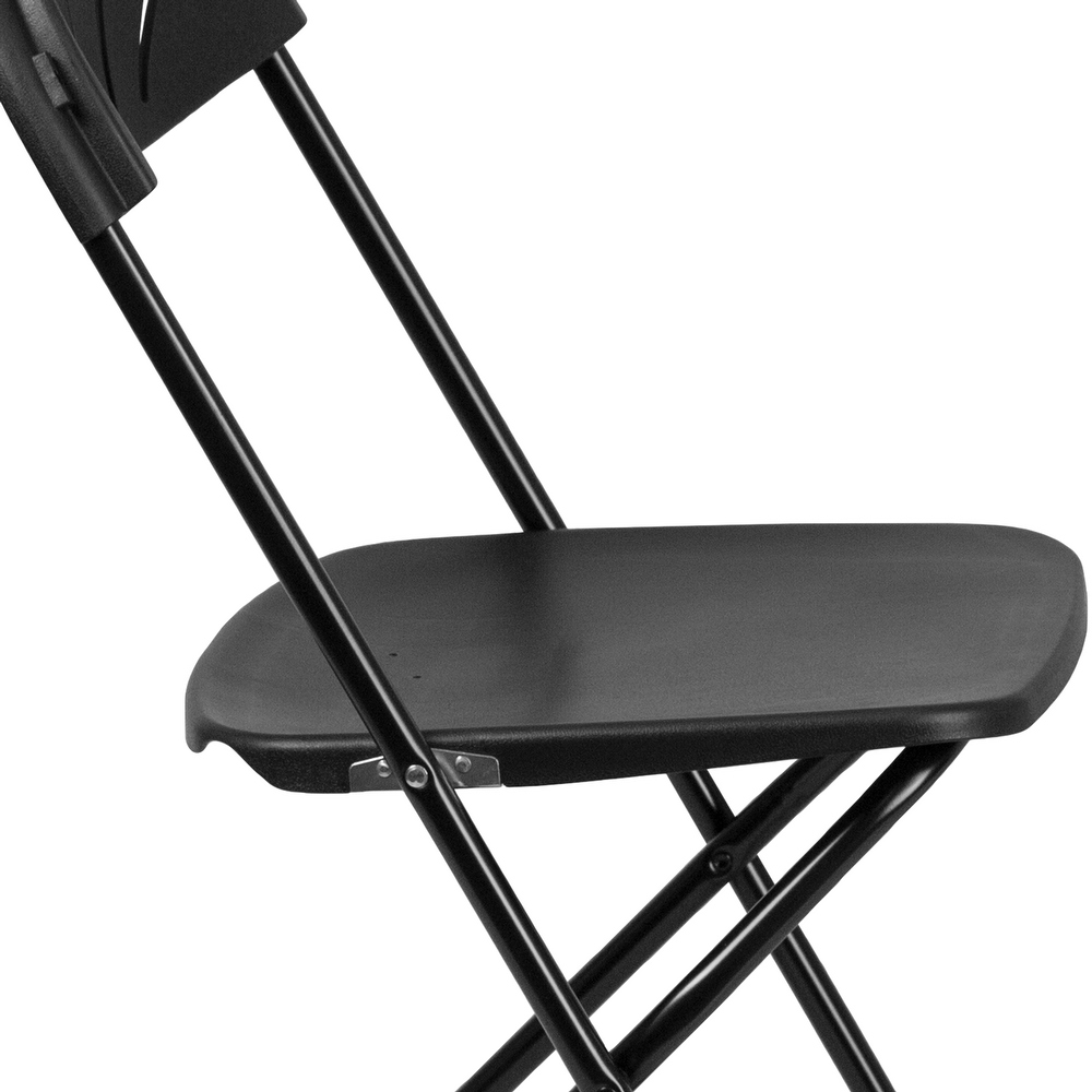 Plastic Fan Back Folding Chair (Set of 2)