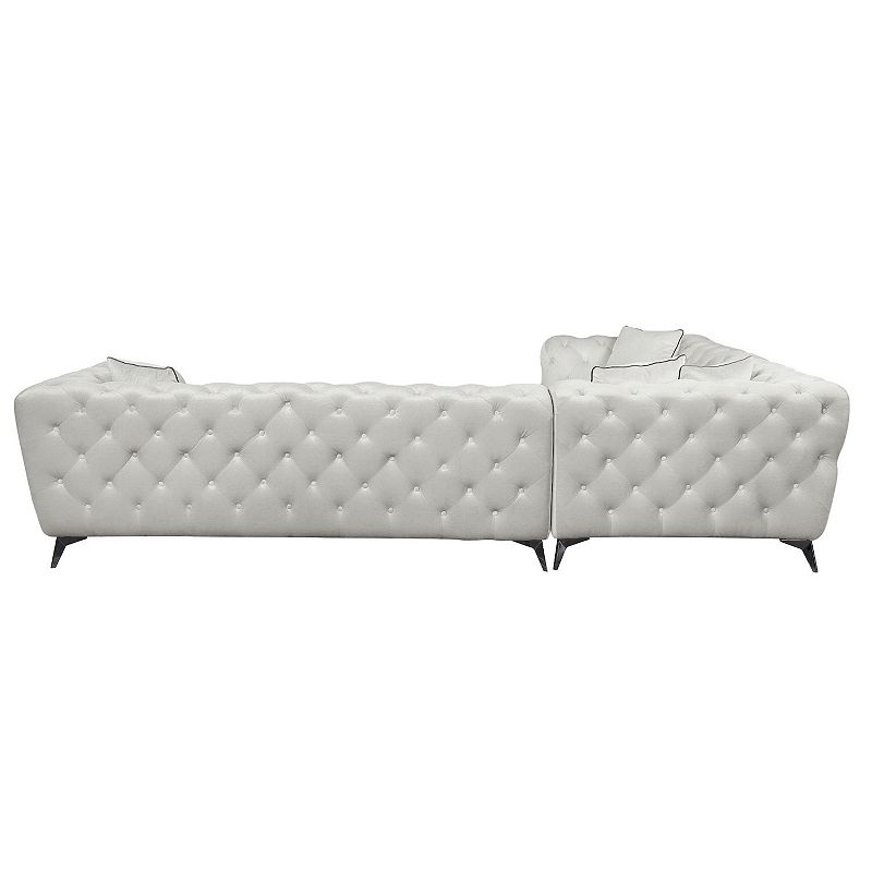 F.c Design Modern Sectional Sofa With 4 Pillows Included