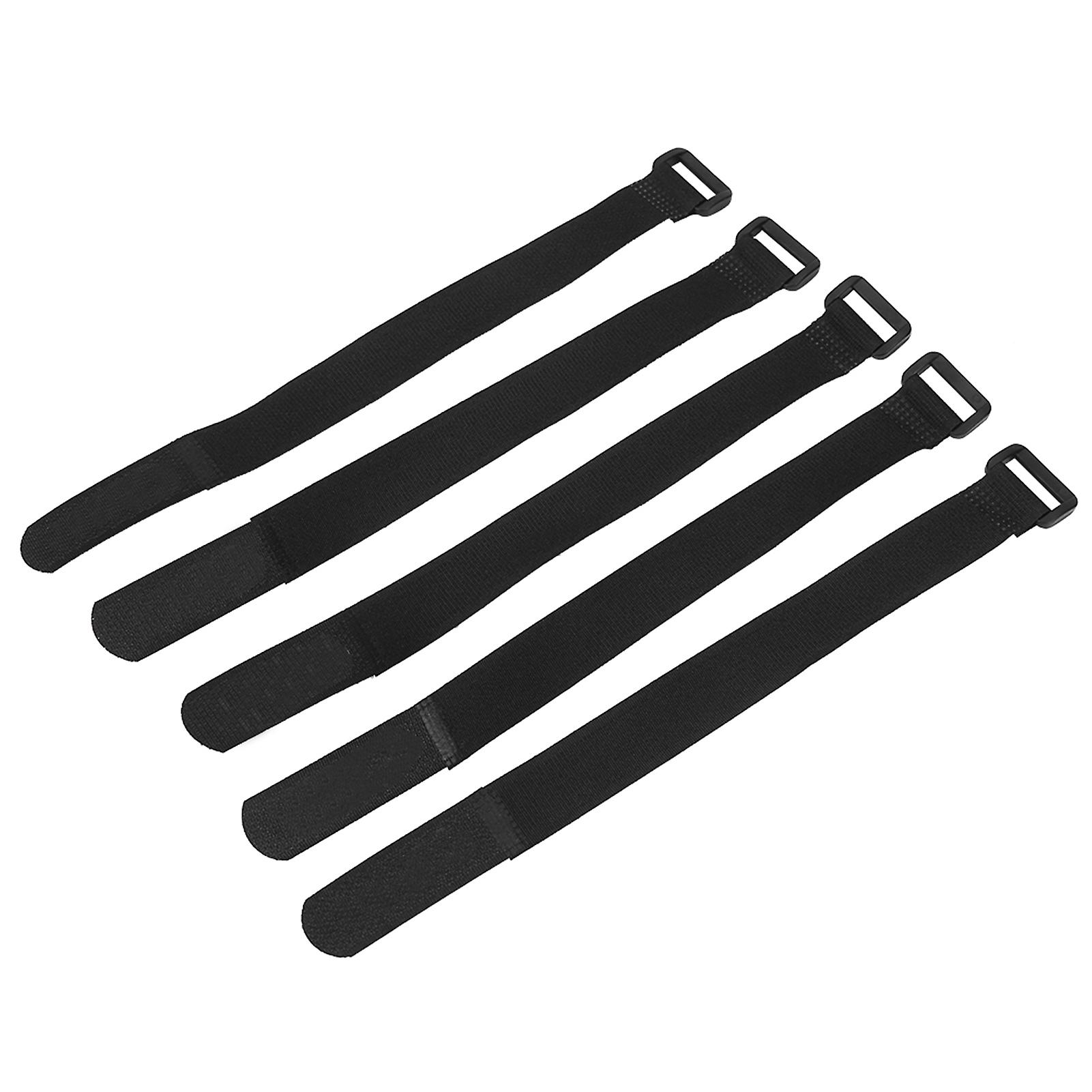 5pcs/set Duuti Sports Cycling Riding Adjustable Nylon Bicycle Handlebar Tie Straps (black)