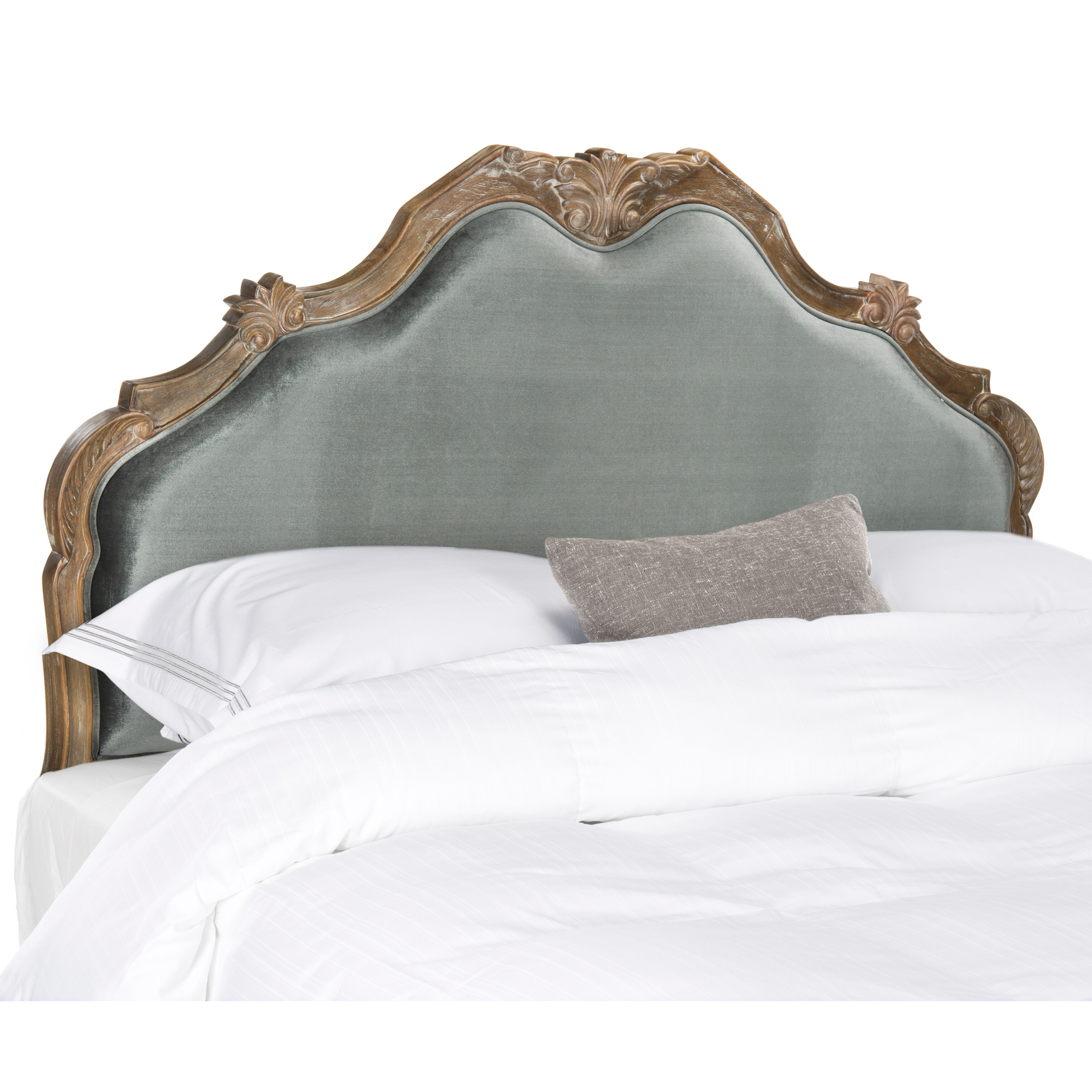 SAFAVIEH Bedding Harlow Queen size headboard - Grey - - 22287118