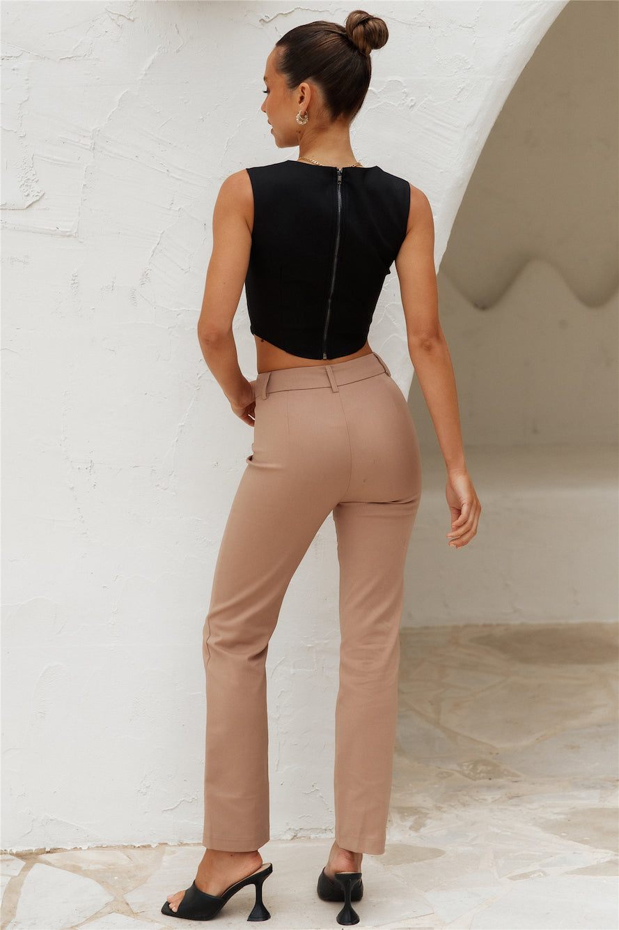 Style Revival Pants Brown