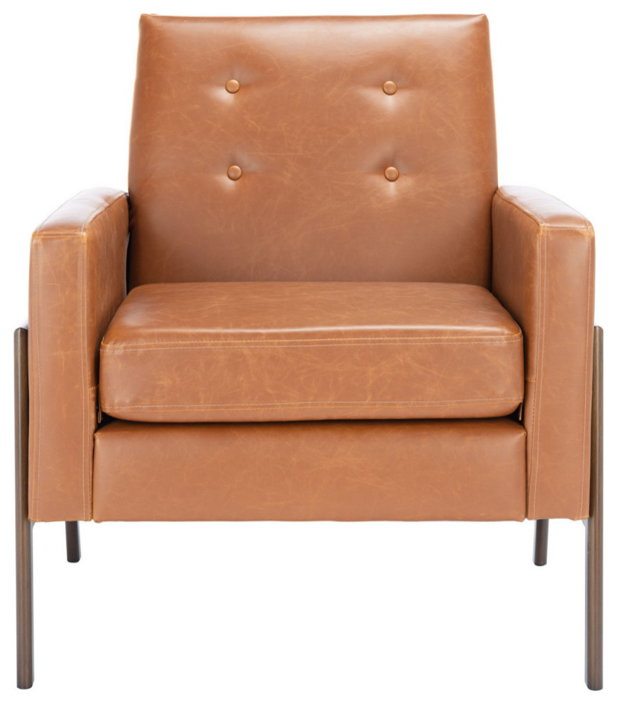 Donald Sofa Accent Chair Light Brown   Modern   Armchairs And Accent Chairs   by Virgil Stanis Design  Houzz