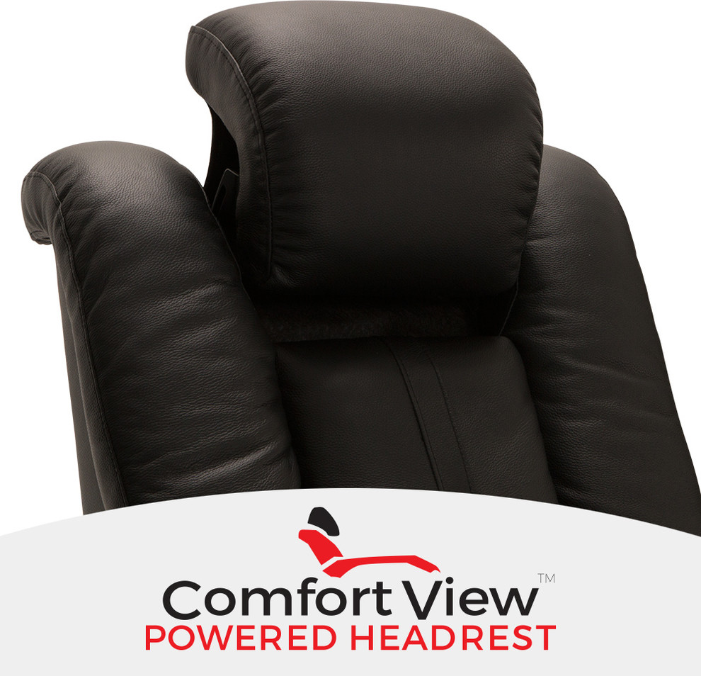 Seatcraft Monaco Leather Home Theater Seating Power Recline   Contemporary   Theater Seating   by Stargate Cinema  Houzz