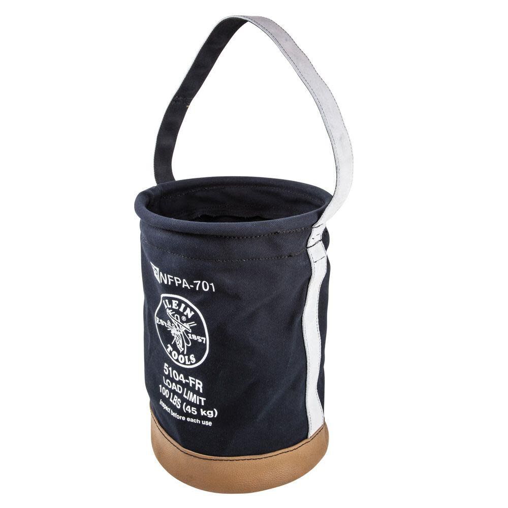 Klein Tools Flame-Resistant Canvas Bucket 5104FR from Klein Tools