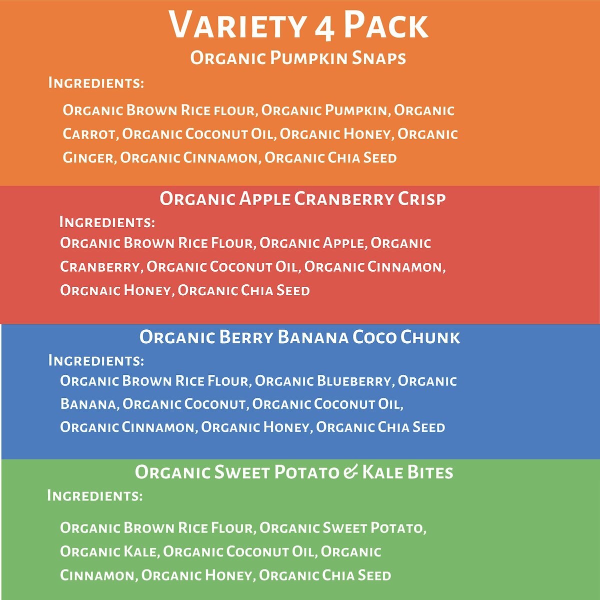 Dog Mamma’s Organic Variety Dog Treats， 4.6-oz bag