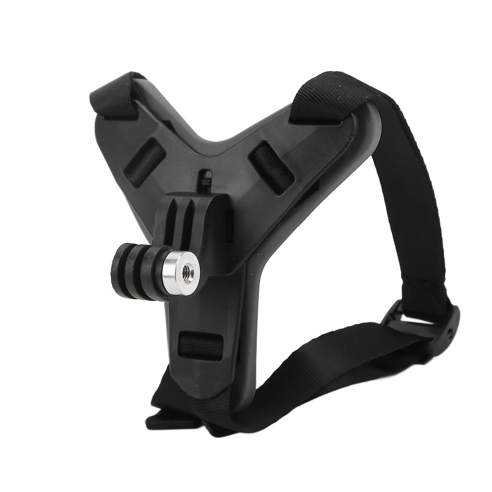 Anti Skid Motorcycle Helmet Front Chin Bracket Lightweight Helmet Chin Mount Holder For Phoneblack