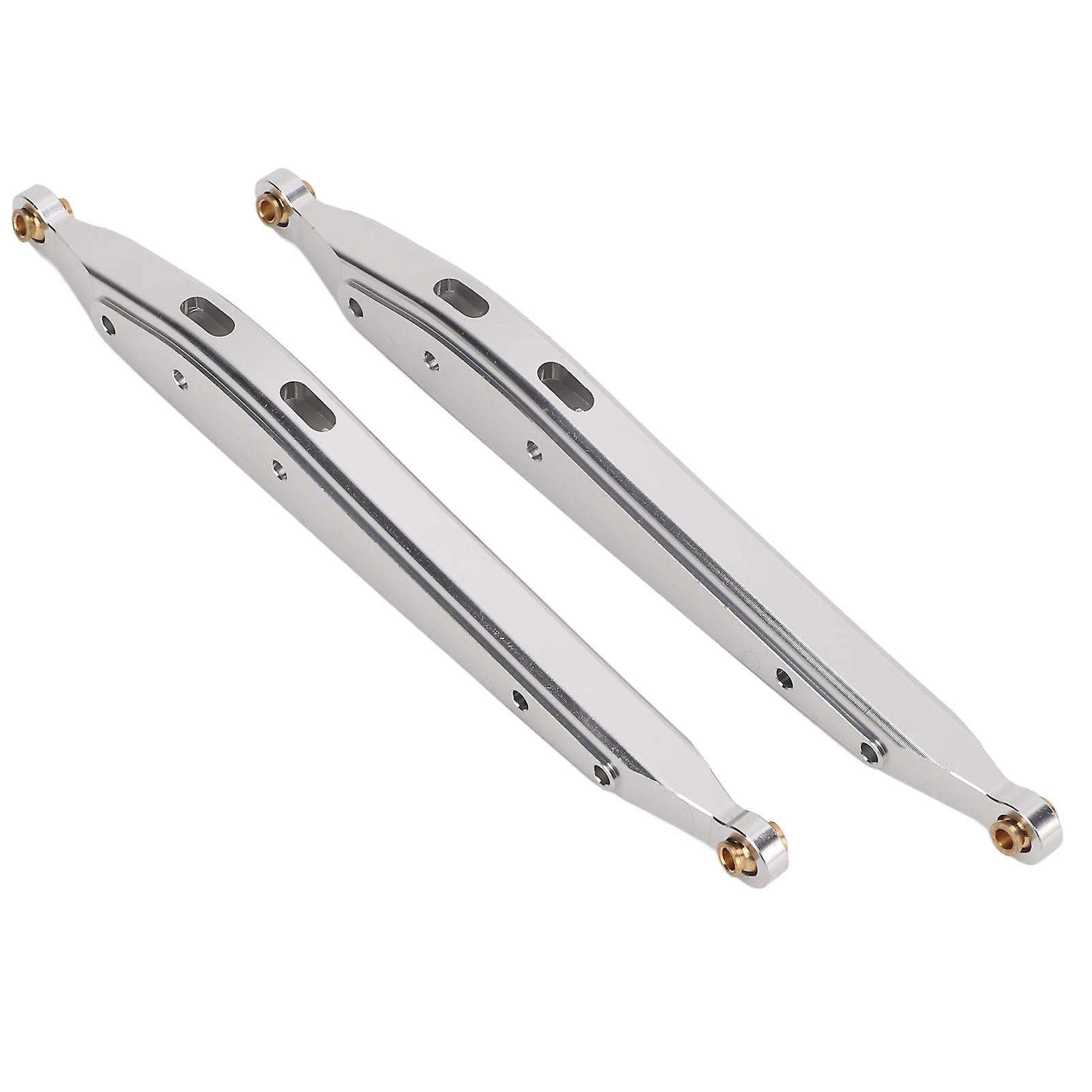 2pcs Rc Rear Trailing Arms High Strength Wear Resistant Aluminum Alloy For Axial Rbx10 For 1/10 Rc Carsilver