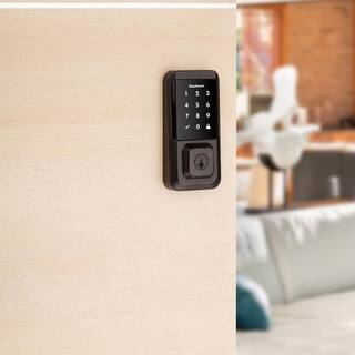 Kwikset HALO Venetian Bronze Keypad Electronic Smart Lock Deadbolt feat SmartKey Security Touchscreen and Wi-Fi wHalifax lever 939Wi-Fi 154HLF