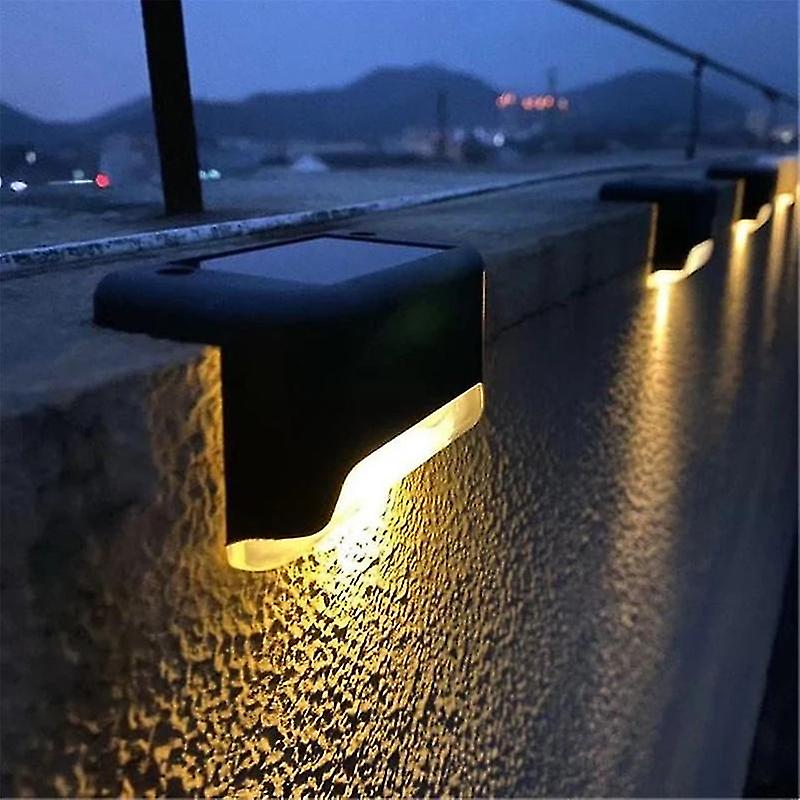 Stair Led Solar Lamp Ip65 Waterproof Outdoor Garden Light Pathway Yard Patio Steps Fence Lamps Garden Decor Solar Light Outdoors