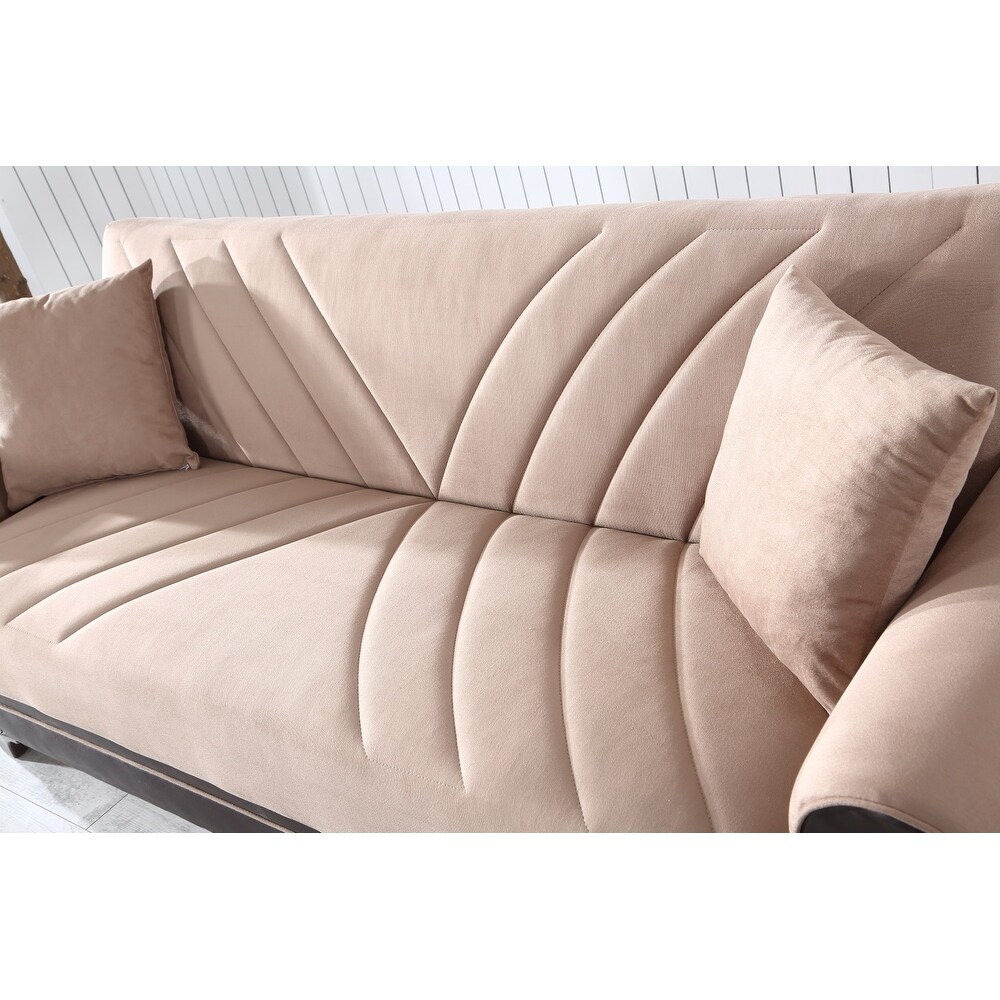 Munto Modern One Sofa One Love Seat Living Room Set