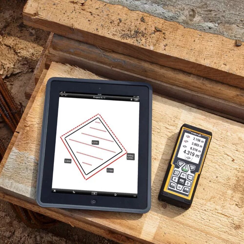 Stabila LD 520 660' Video Laser Distance Measurer 6520