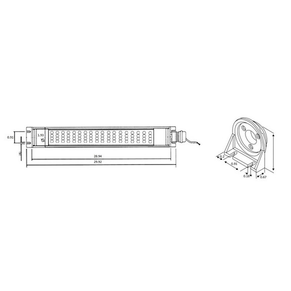 ABS Import Tools 14 WATT LED IP65 WATERPROOF MACHI...