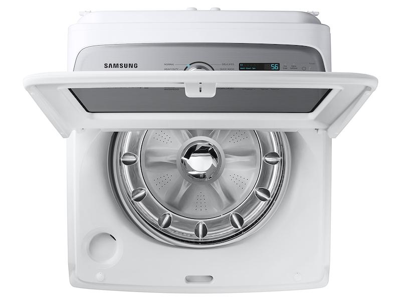 Samsung WA55CG7100AW 5.5 Cu. Ft. Extra-Large Capacity Smart Top Load Washer With Super Speed Wash In White