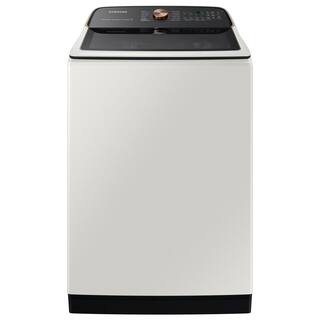  5.5 cu. ft. Smart High-Efficiency Top Load Washer with Impeller and Super Speed in Ivory ENERGY STAR WA55A7300AE