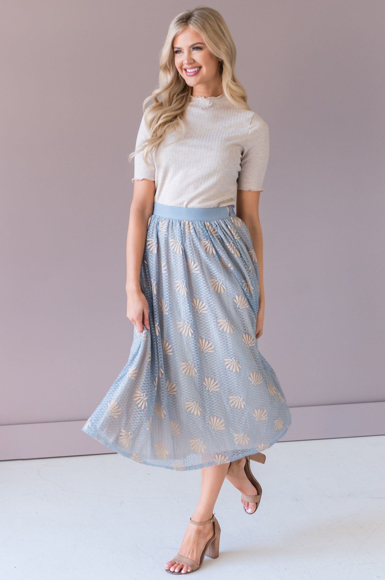 Love That Lasts Modest Lace Skirt