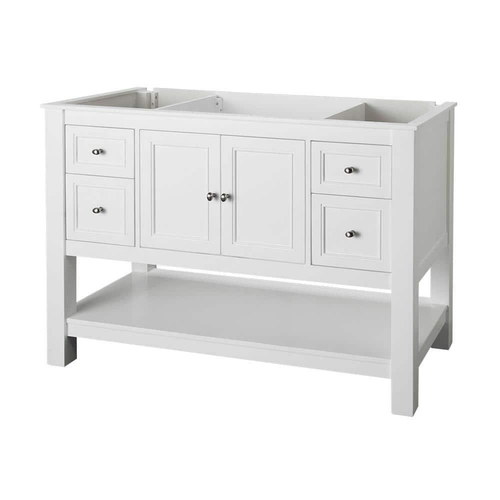 Home Decorators Collection Gazette 48 in W Bath Vanity Cabinet Only in White