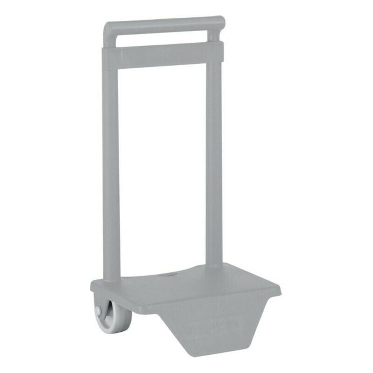 Rucksack trolley safta silver wider base