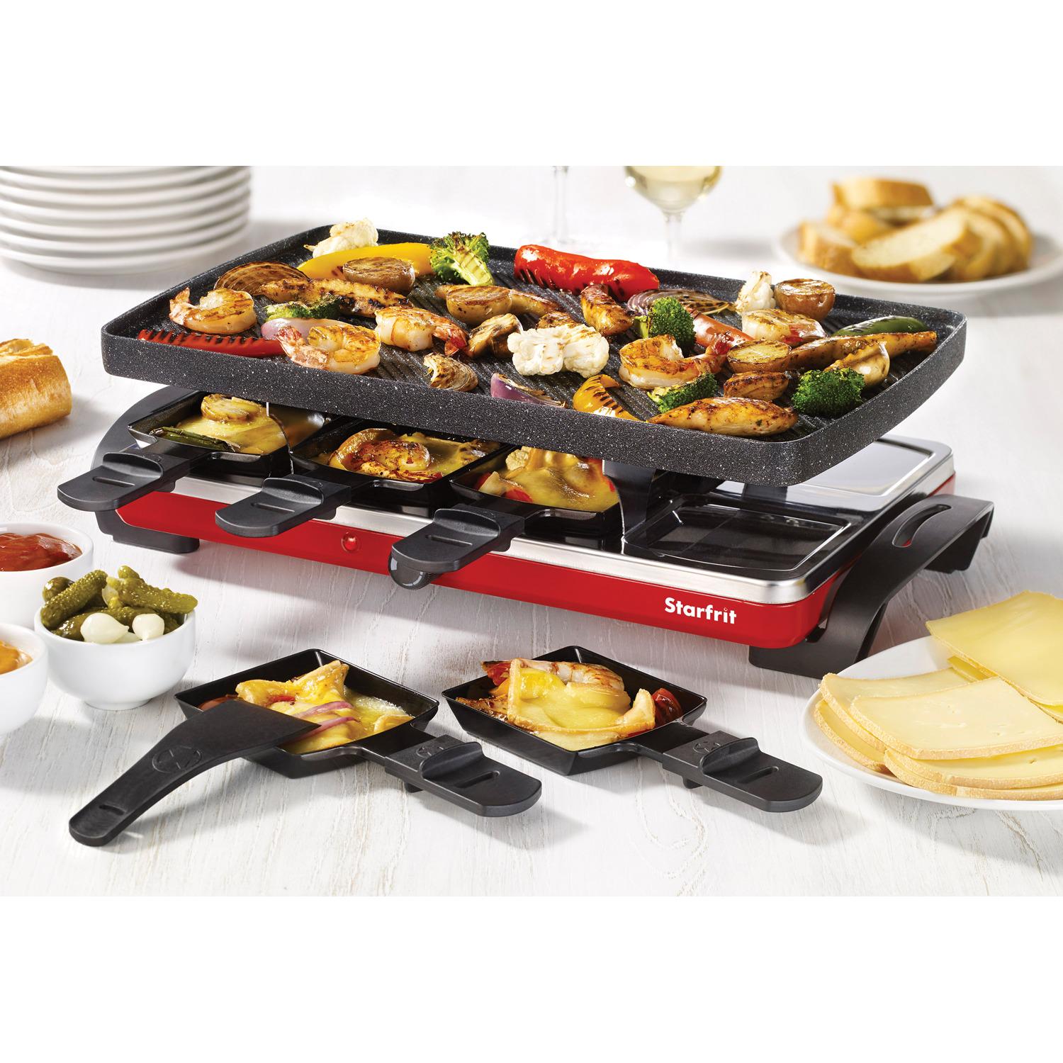 Starfrit 024403-002-0000 The Rock[tm] By Starfrit[r] 024403-002-0000 The Rock[tm] Raclette/party Grill Set