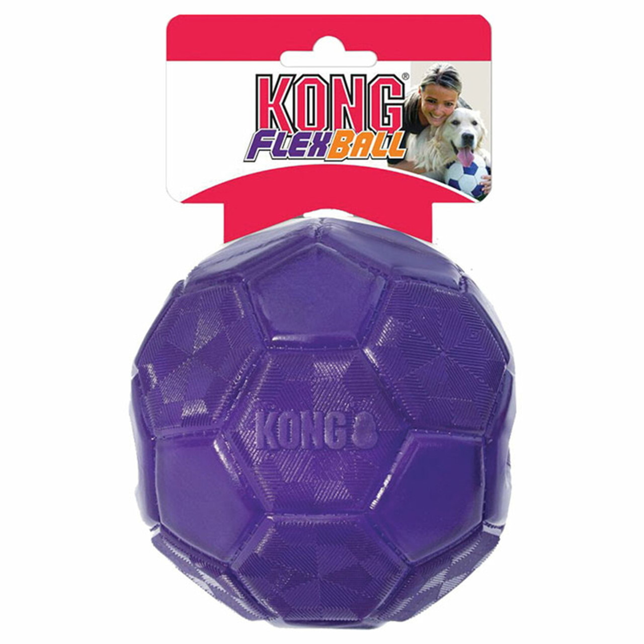 KONG Flexball Purple Dog Toy