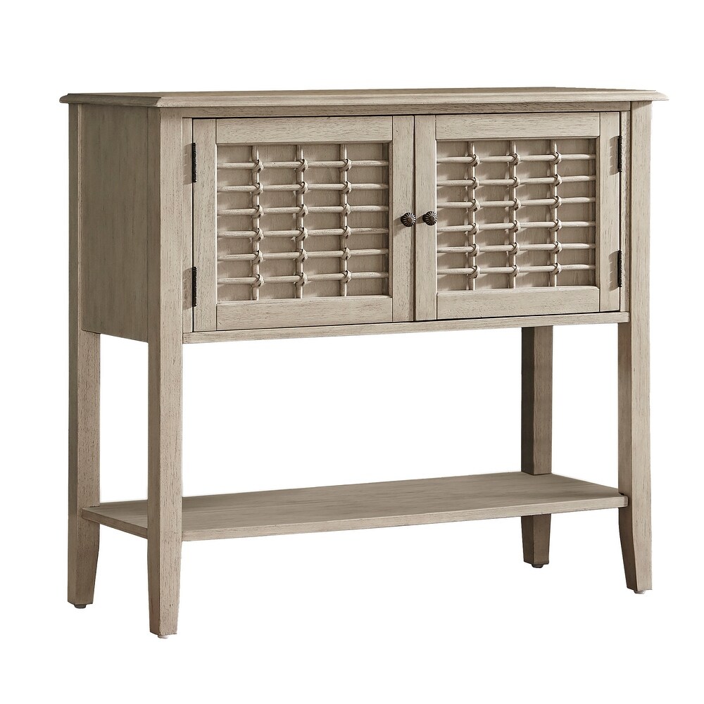 Hillsdale Furniture Ocala Wood Server  Sandy Gray   36.25H x 41.5W x 15D