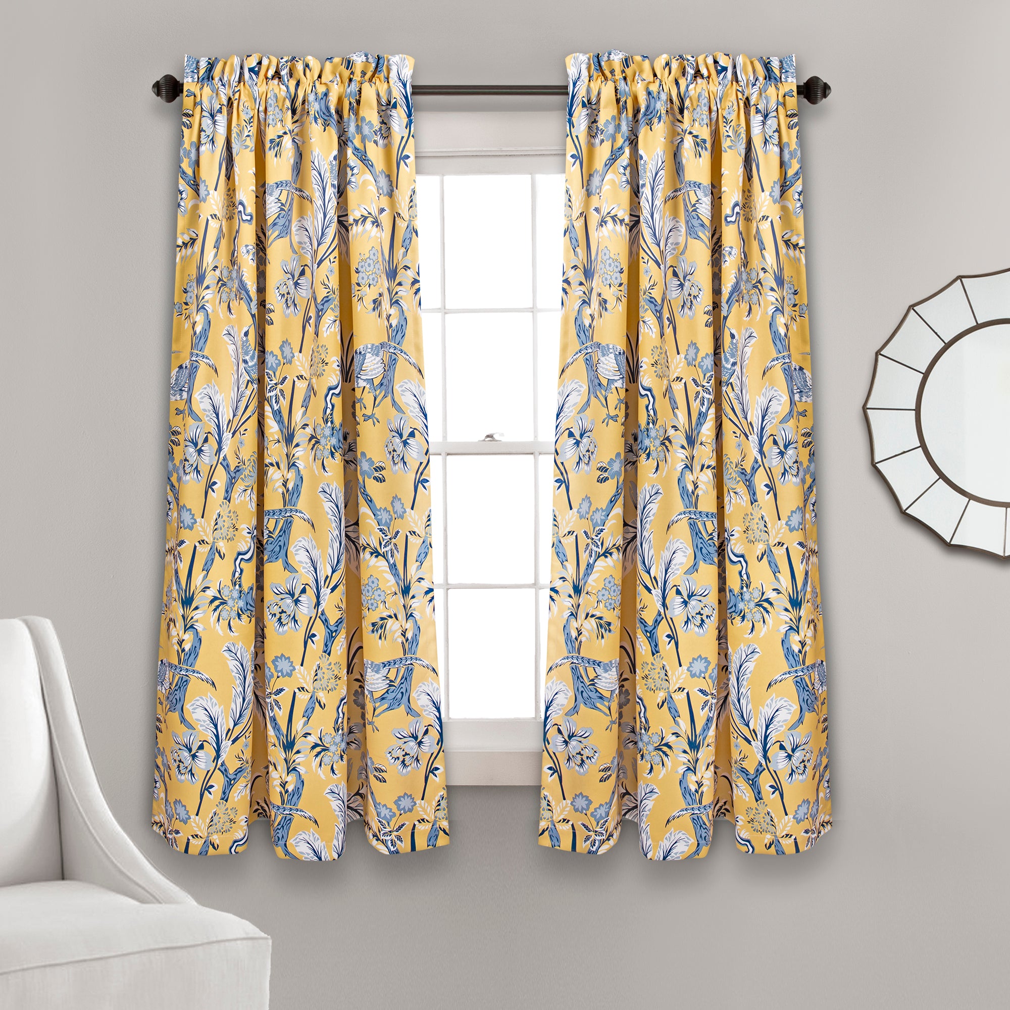 Dolores Light Filtering Window Curtain Set