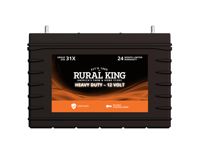 Rural King 12V Commercial Heavy Duty Battery - CFT31X4