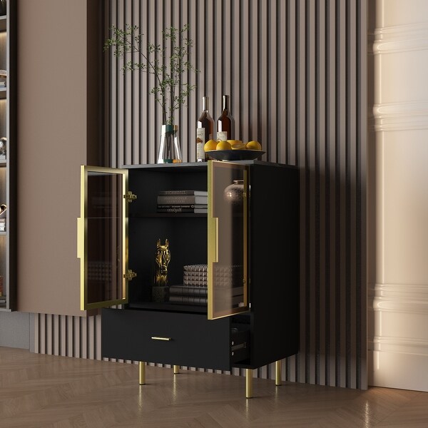 2-Tier Wine Storage Cabinet