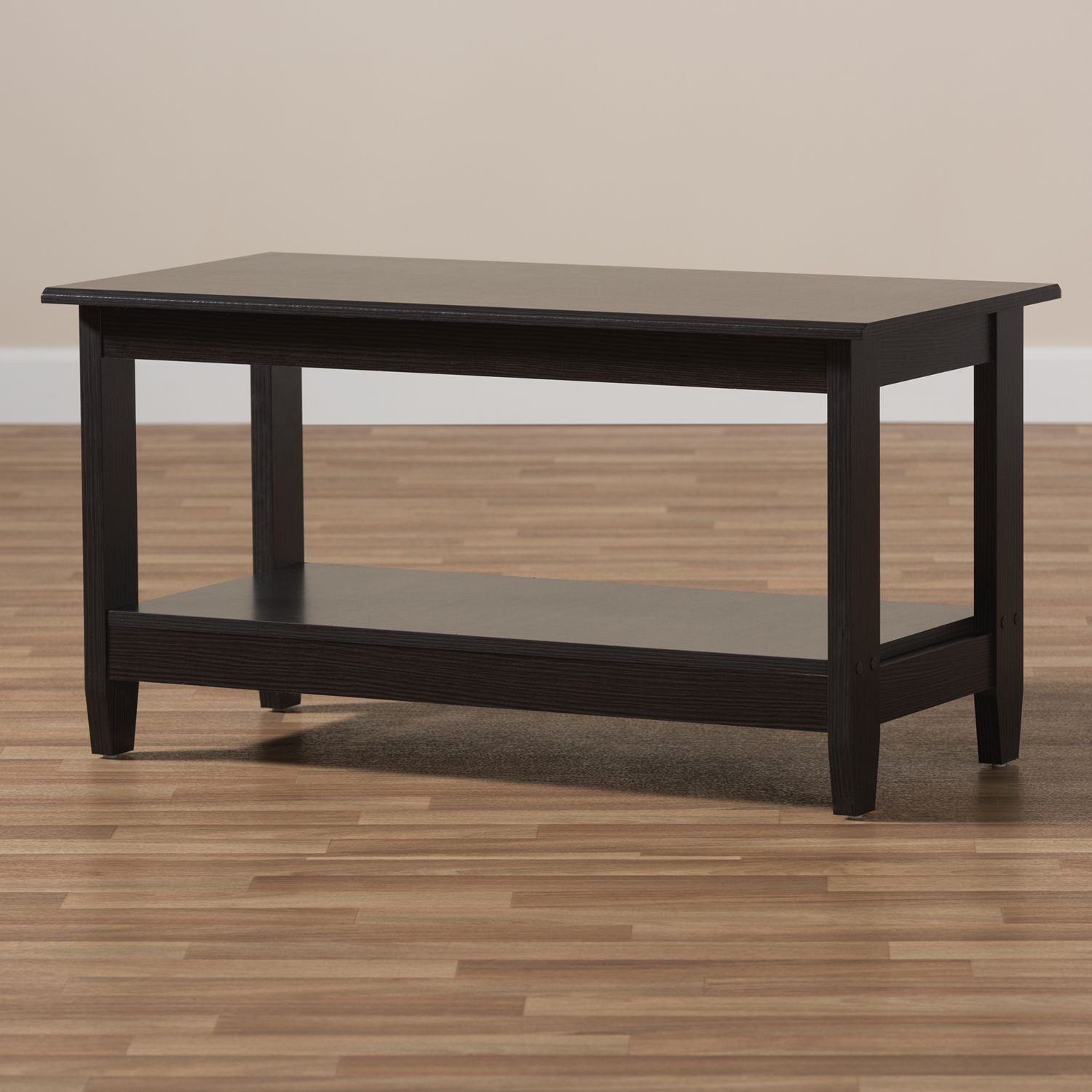 Baxton Studio Malena Espresso Coffee Table