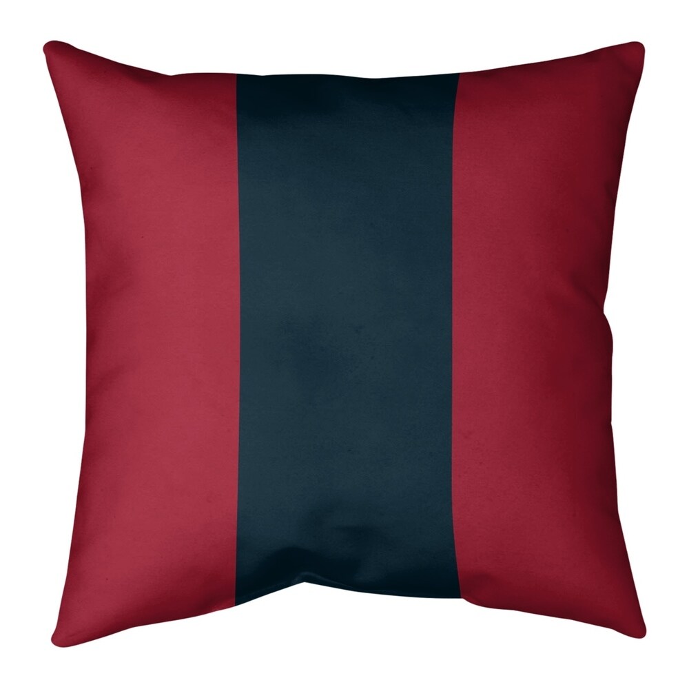 Houston Houston Football Stripes Pillow (Indoor/Outdoor)