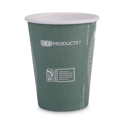 Eco-Products World Art Renewable and Compostable Hot Cups， 12 oz， 50/Pack， 20 Packs/Carton (EPBHC12WA)