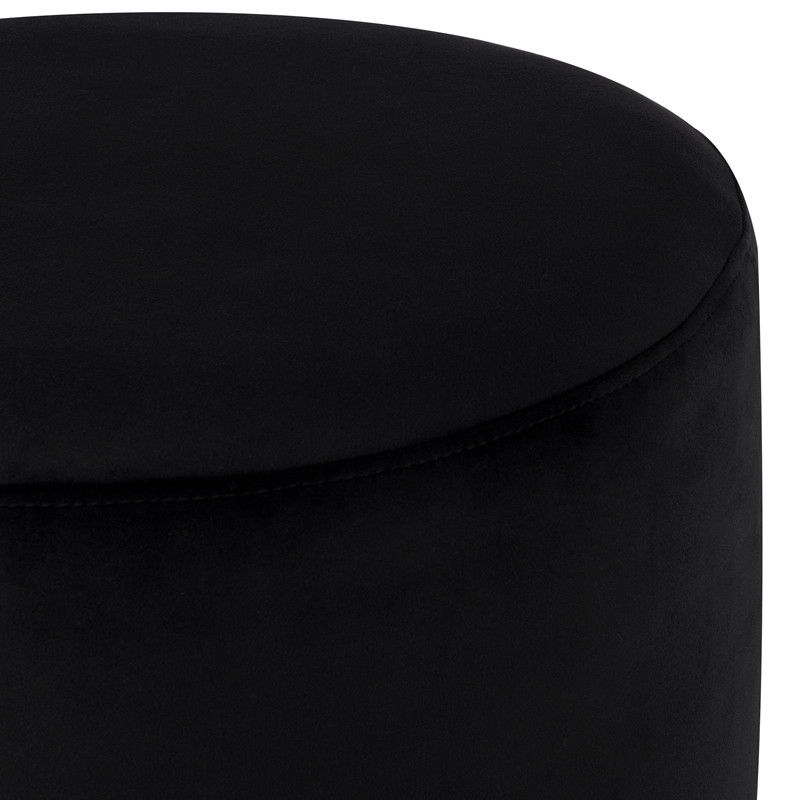 Robin Black Ottoman Sofa   Transitional   Footstools And Ottomans   by Nuevo  Houzz