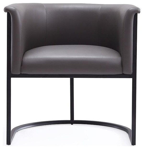 Bali Dining Chair in Saddle and Black   Transitional   Dining Chairs   by HedgeApple  Houzz