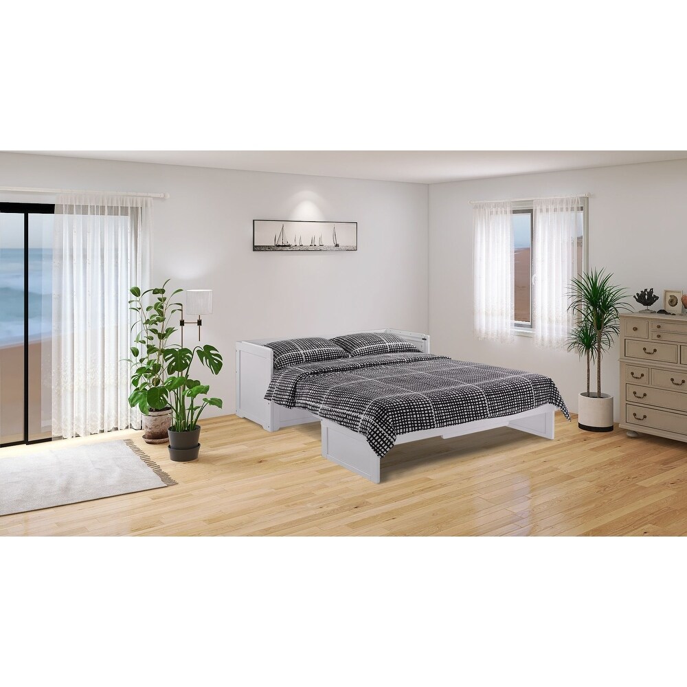 Night And Day Furniture Kobe Full size Futon Frame with 7 inch Mattress