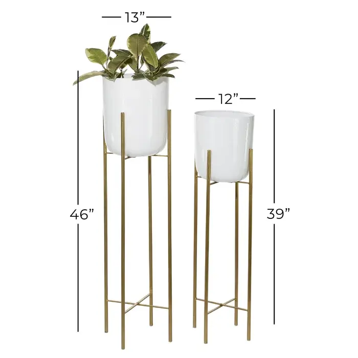 Plant Pot Home Cheap Artificial Indoor Garden Wholesale Iron Metal Adjustable Stand Home Indoor Outdoor Decor Usage In Wholesale