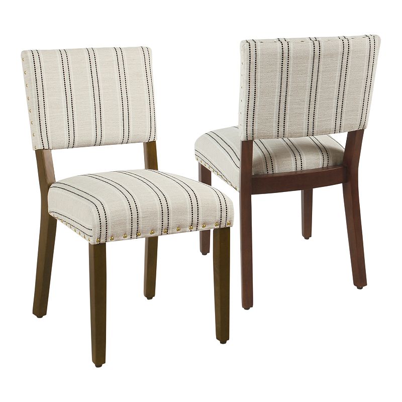 HomePop Nailhead Trim Dining Chair 2-piece Set