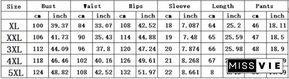 Plus Size Letter Short Sleeve T Shirts Shorts Sets