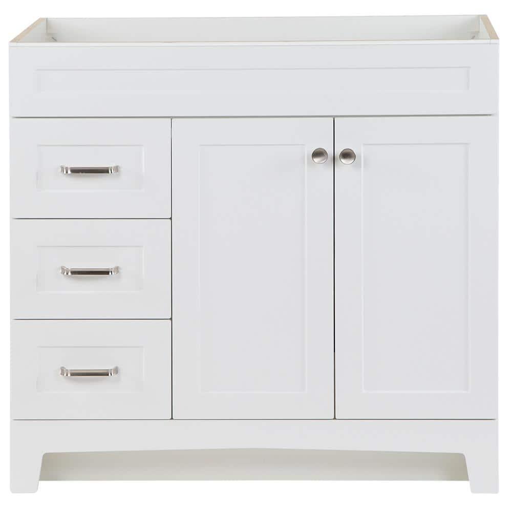 Home Decorators Collection Thornbriar 36 in W x 2152 in D x 342 in H Bath Vanity Cabinet Only in White