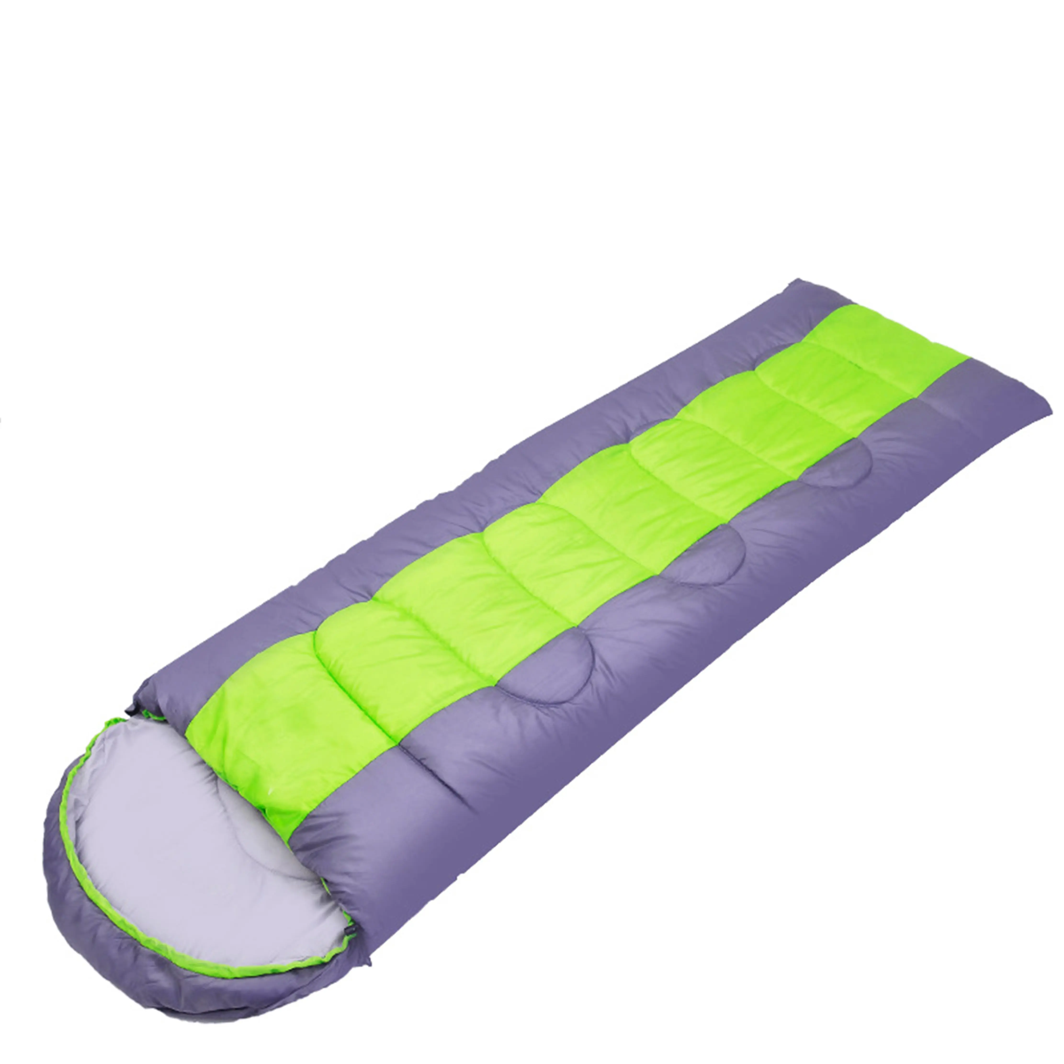 Outdoor 190T 1800g New Envelope Cotton Sleeping Bag Waterproof For Hiking Camping Backpacking Sleeping Bag  30