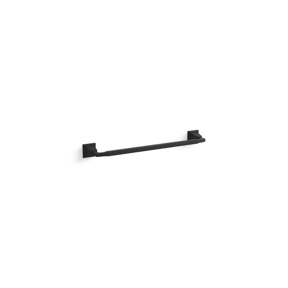 KOHLER Kallan 18 in. Towel Bar in Matte Black K-R22080-BL