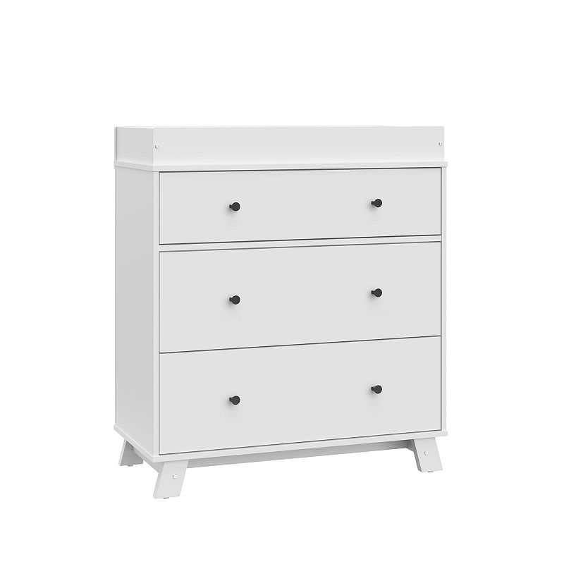 Storkcraft Beckett 3 Drawer Chest with Changing Topper