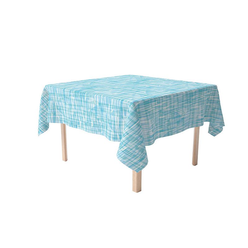 Square Tablecloth， 100% Polyester， 54x54， Contemporary Ocean