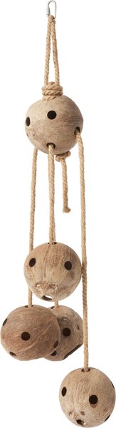 Frisco Holey-Moley Coconut Foraging Bird Toy